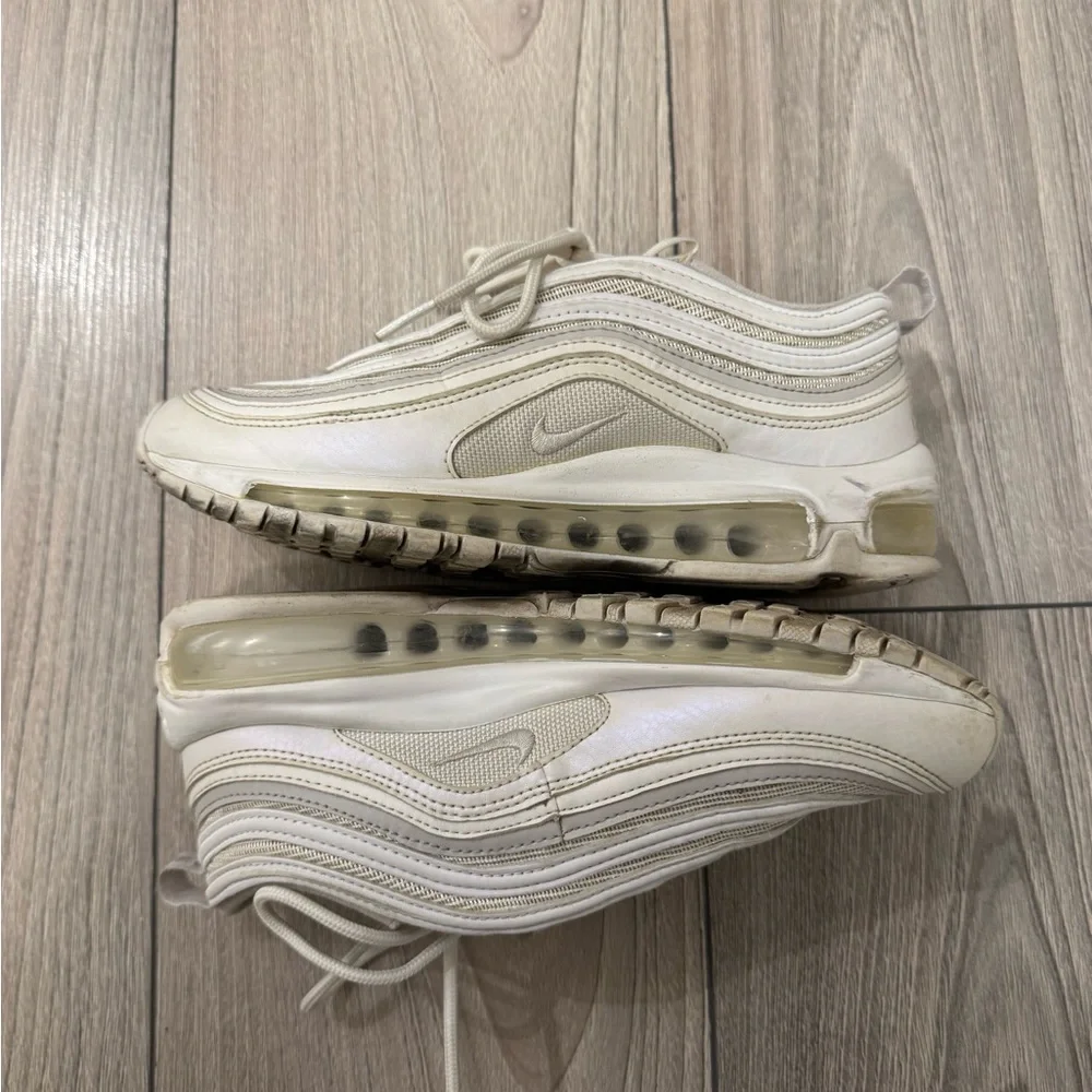 Nike Women's Athletic Sneakers in Cream/Off-White - Picture 2 of 3